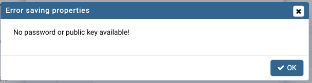 PGAdmin error alert